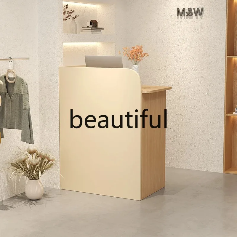 B73 Checkout page Shop Small front desk Beauty and nail salon Simple and modern, clothing barber shop counter