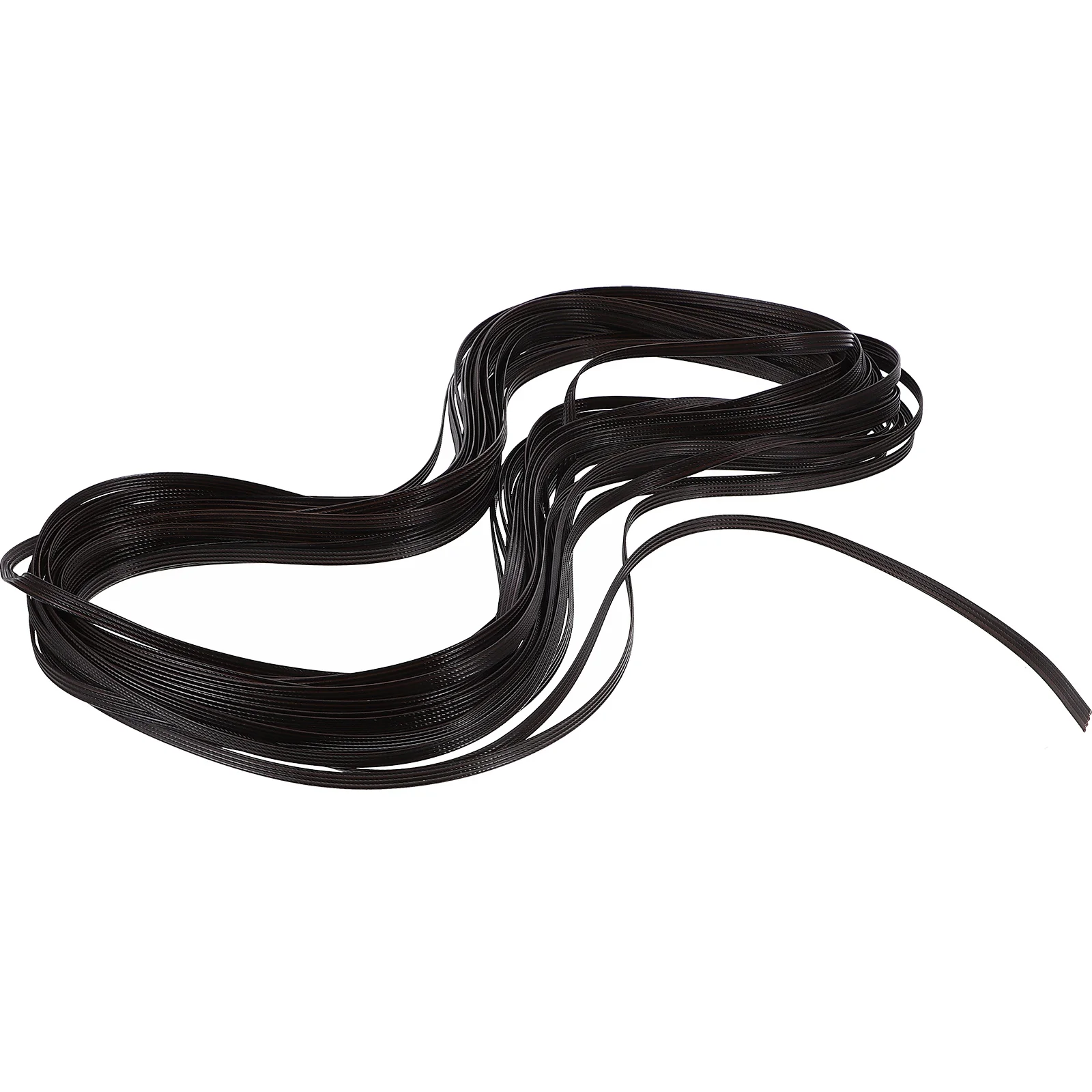 

Professional Plastic Rattan Material Pe Durable Flat Spline for Chair Making DIY Crafts Repairing Vintage Furniture Rattan