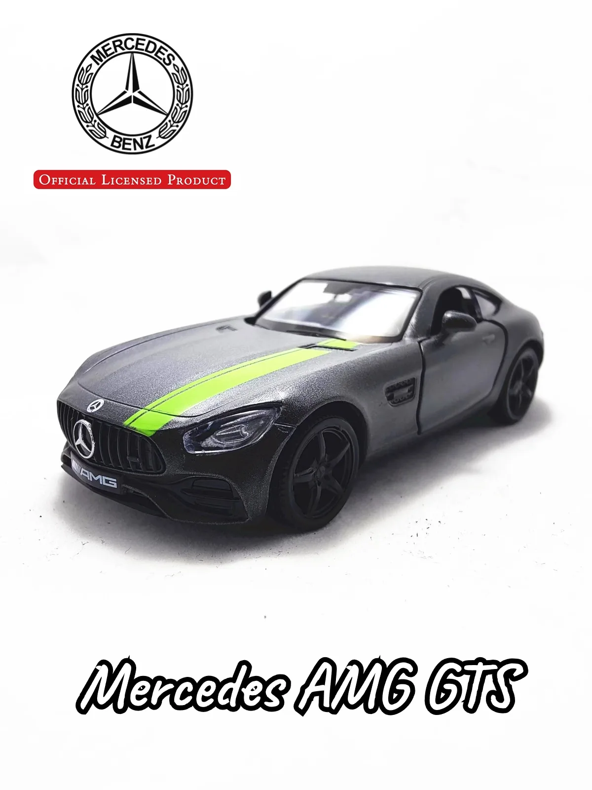 

1/36 Scale Mercedes-Benz AMG GTS Car Model Replica Diecast Collection Vehicle Interior Decor Ornament Xmas Gift Kid Boy Toy