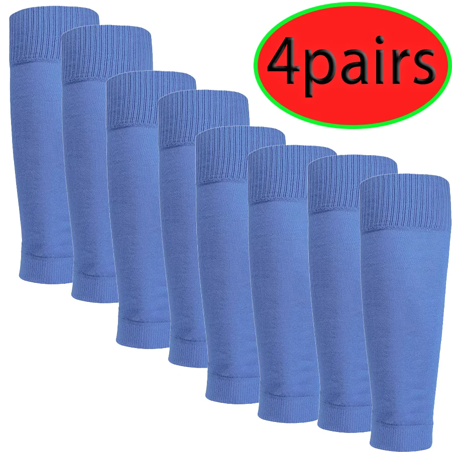 

4 пары компрессионных футбольных рукавов, персонализированных компрессионных рукавов для ног, впитывающих пот носков, спортивных носков для ног