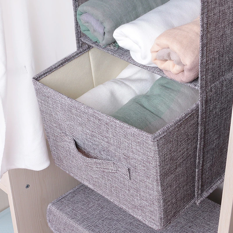 Multi Layer Hanging Bag Drawer Box multifunctional clothing organizing bag Household Supplies Shoe Rack washable fabric