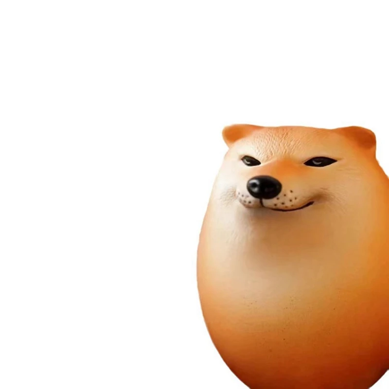 5X Egg Dog Shiba Inu Decorazioni realistiche Decorazioni da scrivania a forma di uovo per uffici domestici Divertenti regali di Natale