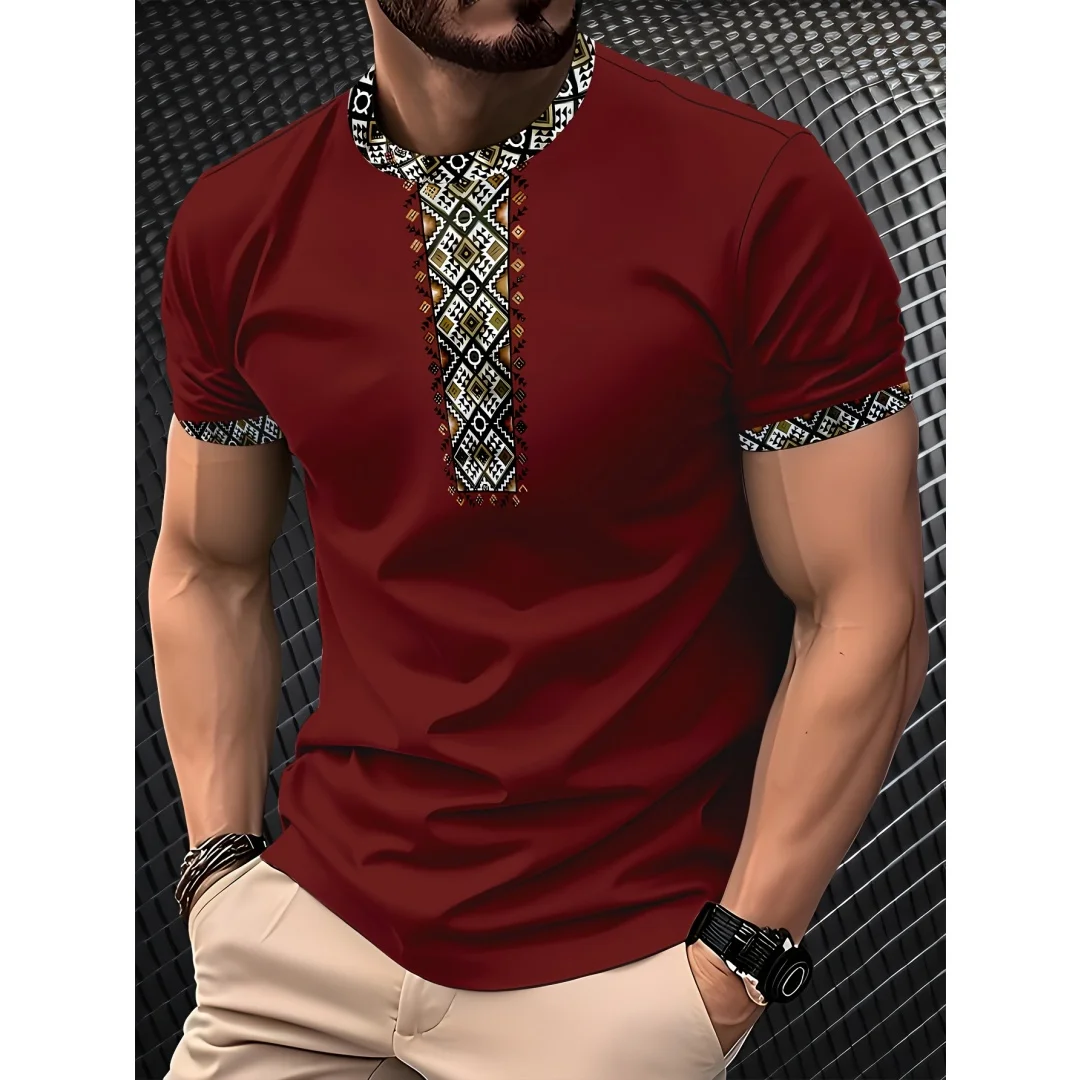 

Fashion 3D Print Streetwear Men's T-Shirts Summer Short Sleeve Retro Style Trend Male T-Shirt Large Size Casual Top Tee Clothing