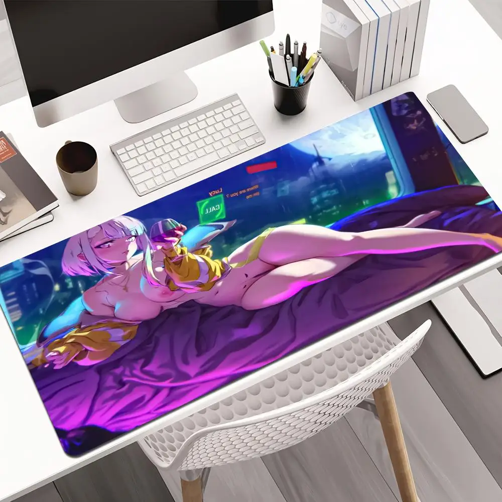 مثير الشيطان خادمة أنيمي ماوس الوسادة حصيرة مكتبية الألعاب الحصير ملحقات الكمبيوتر لوحة المفاتيح توسيع منصات الكمبيوتر المحمول وسادة مكتب المطاط المضادة للانزلاق #5