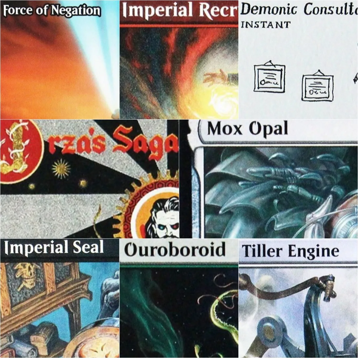 

‘Ouroboroid/Phyrexian Altar/Sylvan Tutor’ Magical Proxy Cards Game Quality Proxy Gathering Board Playing Game Trading Cards
