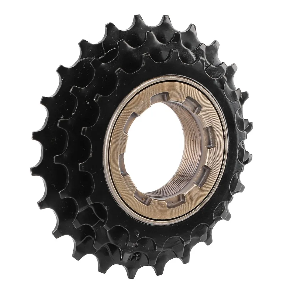 

3 Speed Bike Freewheel Steel Single Speed Cycling Freewheel Black 18-21-24T Freewheel,Cycling Replacement Part Cycling Accessory