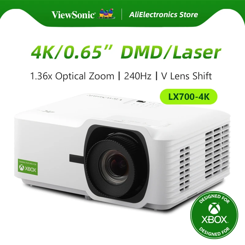 مقدمة عن مشروعور فيوسيونيك LX700-4K بحجم 0.65 بوصة DMD