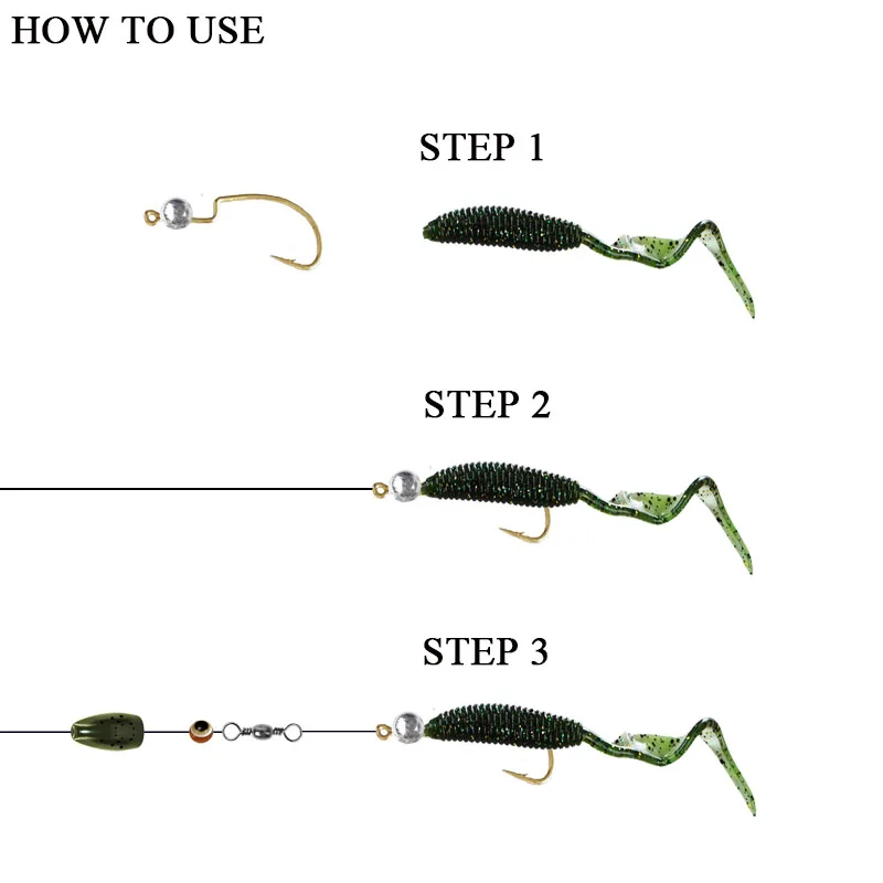 Jigkopfhaken 1g 1,5g 2g 3g Mini-Wurm-Winkelhaken mit scharfer Widerhakenklinge für weiche Köder, Angelzubehör, Pesca Crank Offset Angelhaken – Detail 1