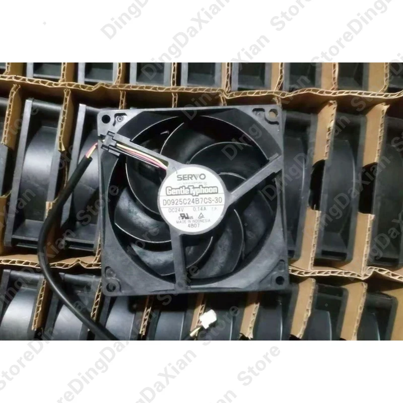 

1 шт. для сервопривода D0925C24B7CS-30 | Вентилятор для корпуса DC24V 0.14A, 3-контактный, 90×90×25 мм, 9 см