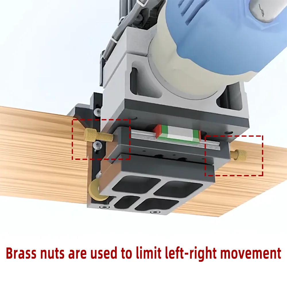 Mortising Jig & Loose Tenon Joinery System Invisible Trimming Machine Hole Stand Wood Trim Router Fixed Machine Punch Locator