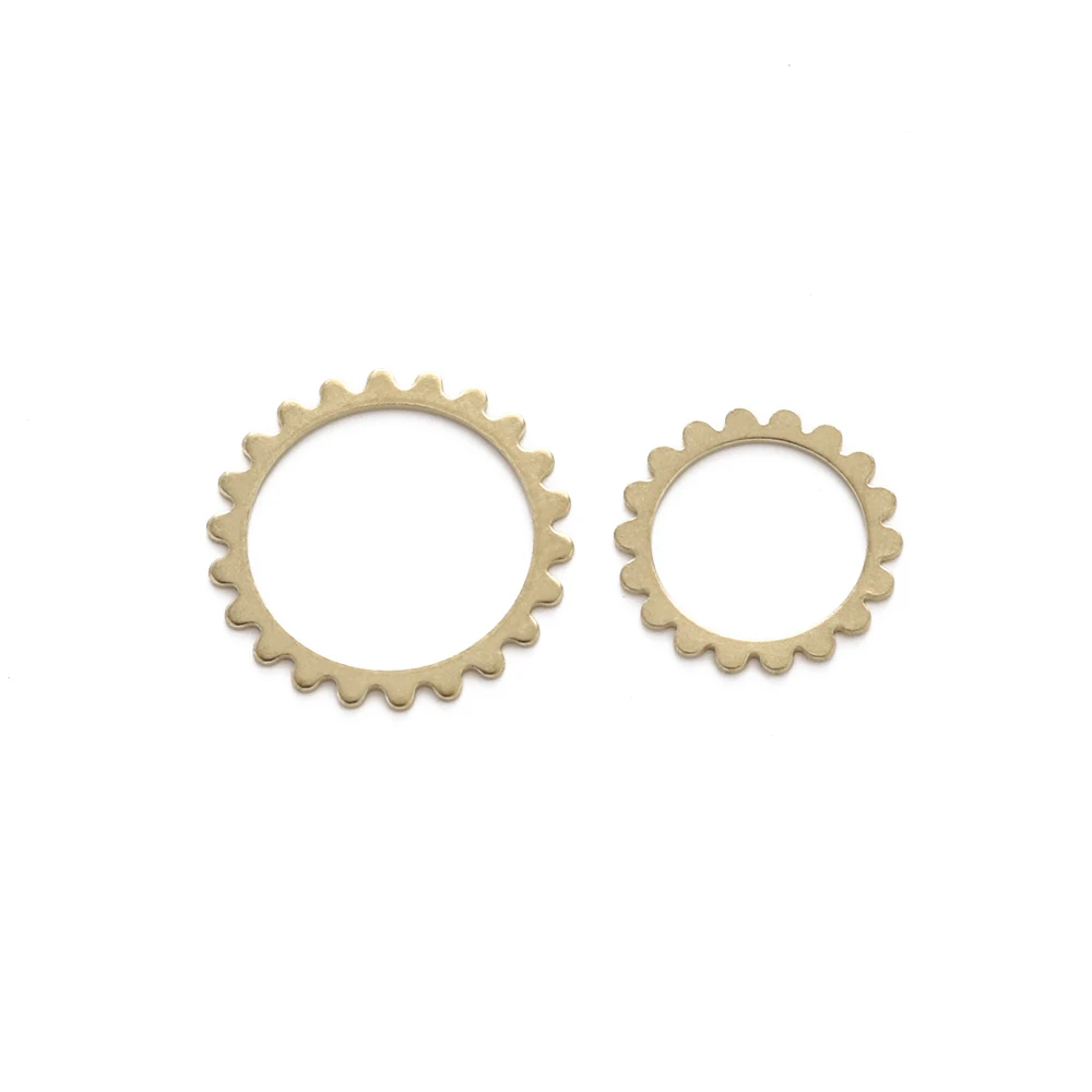 生真鍮サークル,機械式,20個,スチームパンク,ギア,ペンダント,ジュエリーブレスレット,ネックレスを作るためのアクセサリー