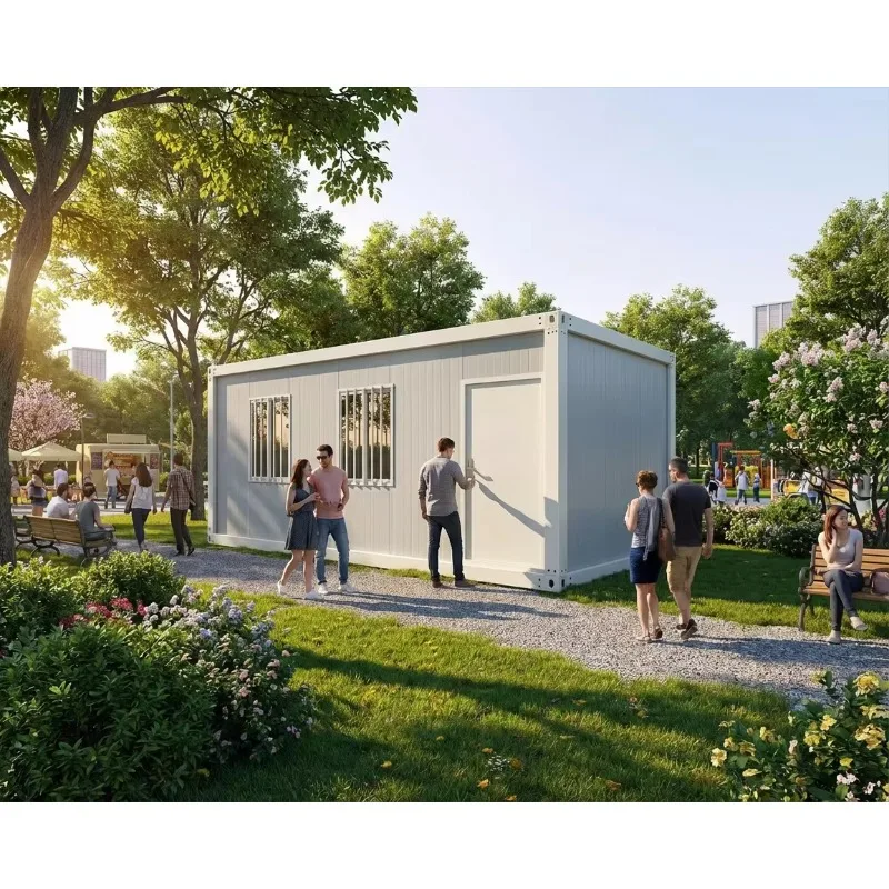 20 40 Feet Luxury Prefabricated Container Houses Modular Living Customized Detachable Living Container Customized Color