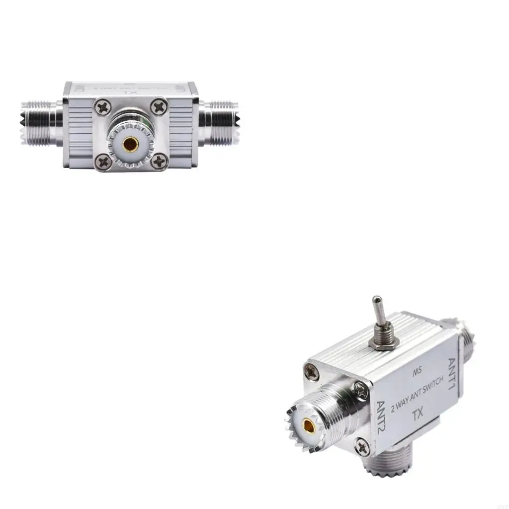 900F Two Antennas Selectors Switches SO 239 BNC Port 100W Power 0-50MHz Frequency Manual Rotarys Shutdown Safety