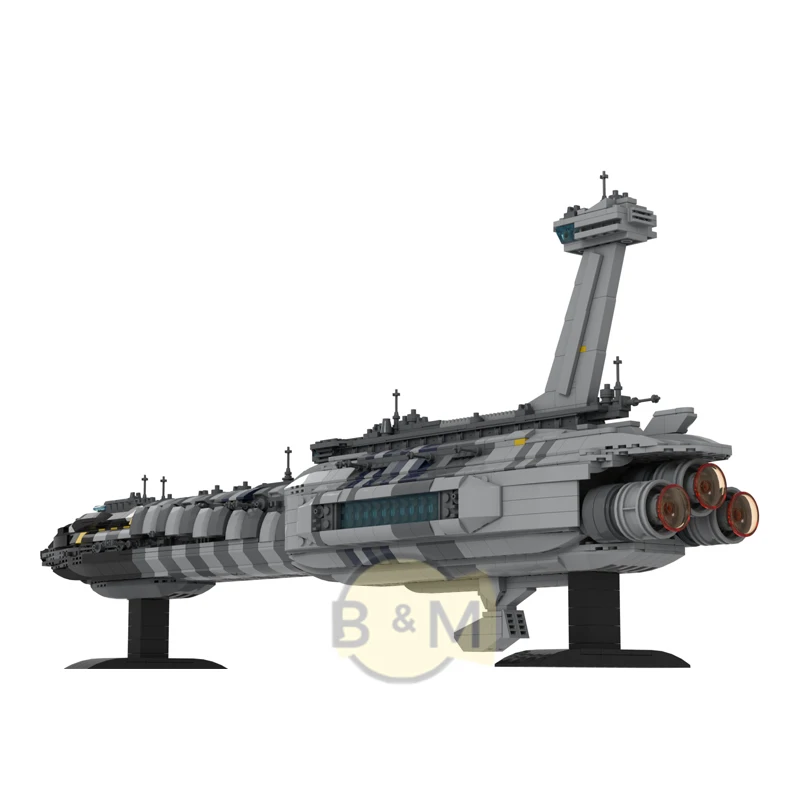 2021 New Space Providence-Class Dreadnought The Invisible Hand model buiding kit block self-locking bricks Christmas gift