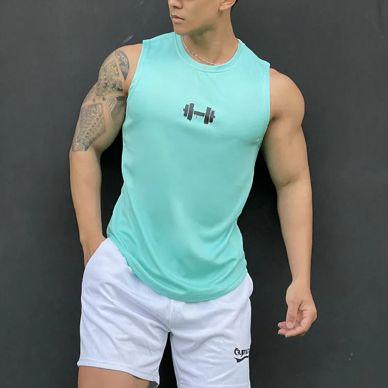 T-shirt en maille de polyester à séchage rapide pour hommes, haut de basket-ball, matériau respirant, entraînement de fitness, fibre Y précieuse, nouveau, 2024