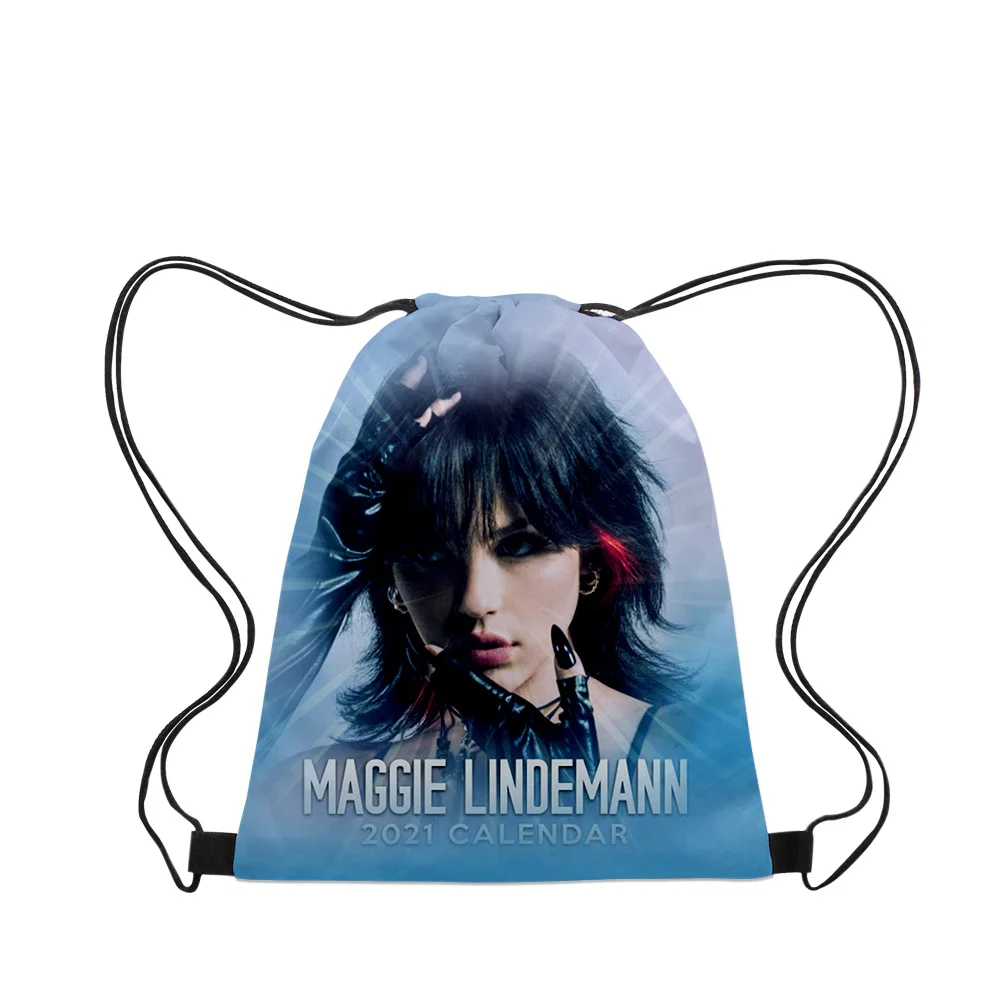 Maggie Lindemann Merch 2023 New Handbags Cloth Canvas Drawstring Bag Women Men Leisure Bags