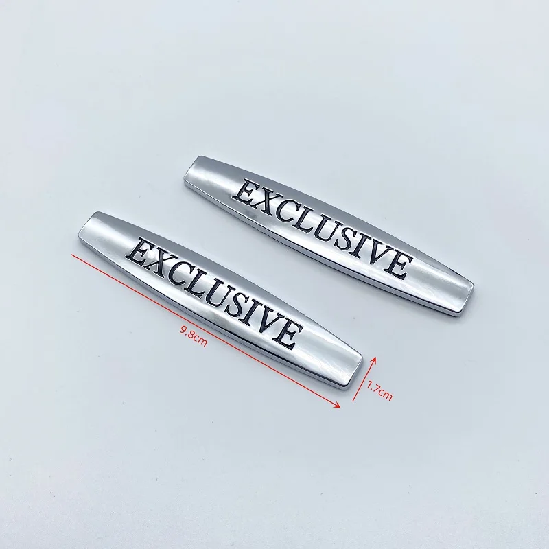 2pcs Car Emblem Trunk Badge Auto Decals Grand Edition Exclusive Sticker for Mercedes BMW Audi Toyota Honda Volkswagen Chevrolet