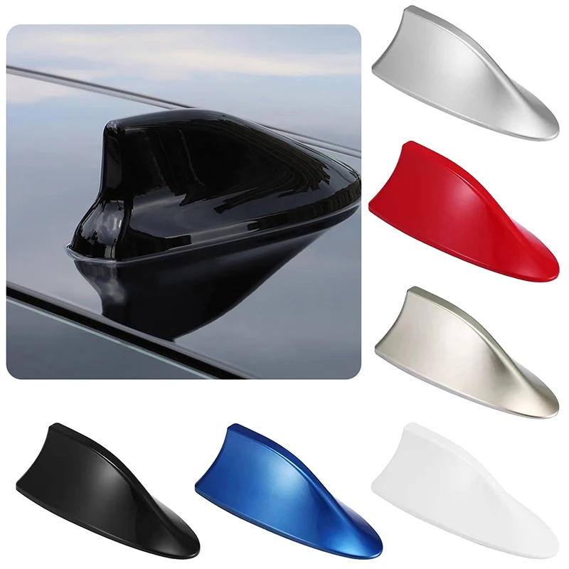 Car Radio Shark Fin Antenna  Shark Antenna Radio FM Signal Aerials Roof Antennas For All Cars Car Styling