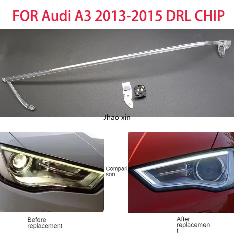 For Audi A3 2013-2015 Car Headlights DRL Light Strips Angel Eyes Chip Ballast Module Illuminations Maintenance Accessories