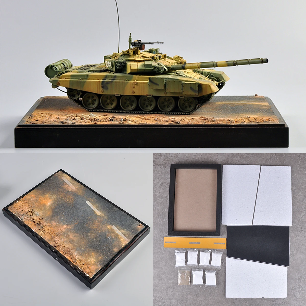 

Архитектурная модель для сборки, диорама, масштабный набор для моделирования, деревянная подставка для демонстрации, подставка для демонстрации танков, военной техники, бронетехники, масштаб 1/35