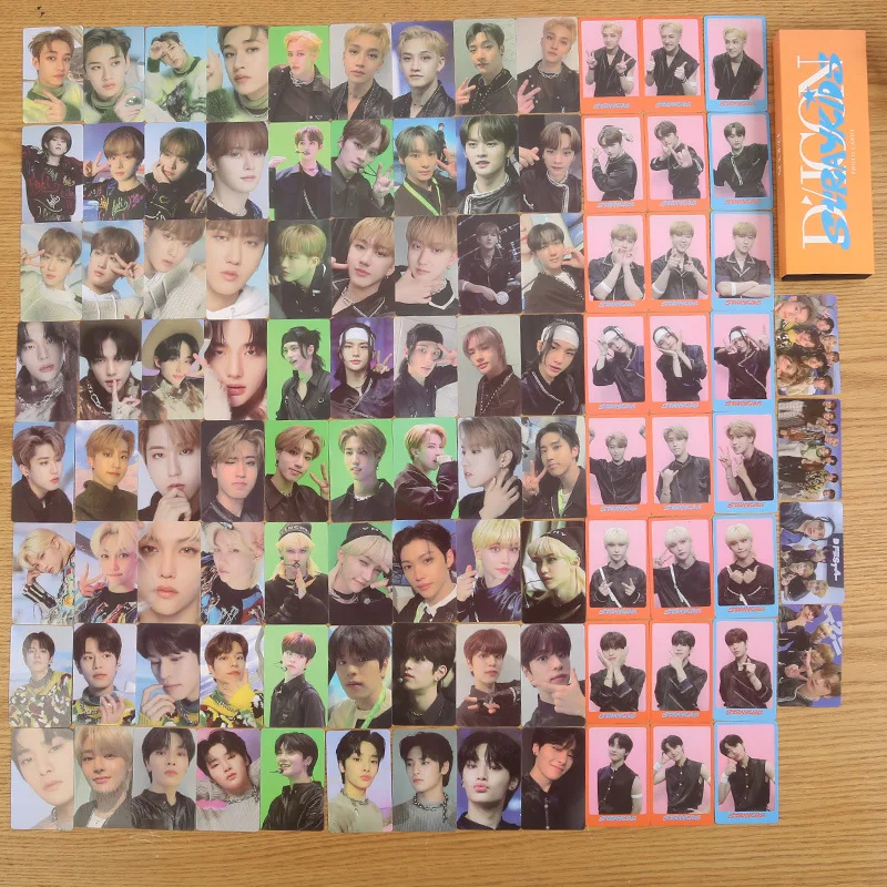 

STRAY KIDS Men's Team Celebrity DICON 100 Sheet Set Same Small Card SKZOO Peripheral Star Card