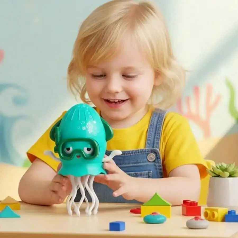 

Magical Dancing Octopus: Electric Crawling, LED Lights & Music, Obstacle Avoidance, Stress Relief – Perfect Gift for Kids