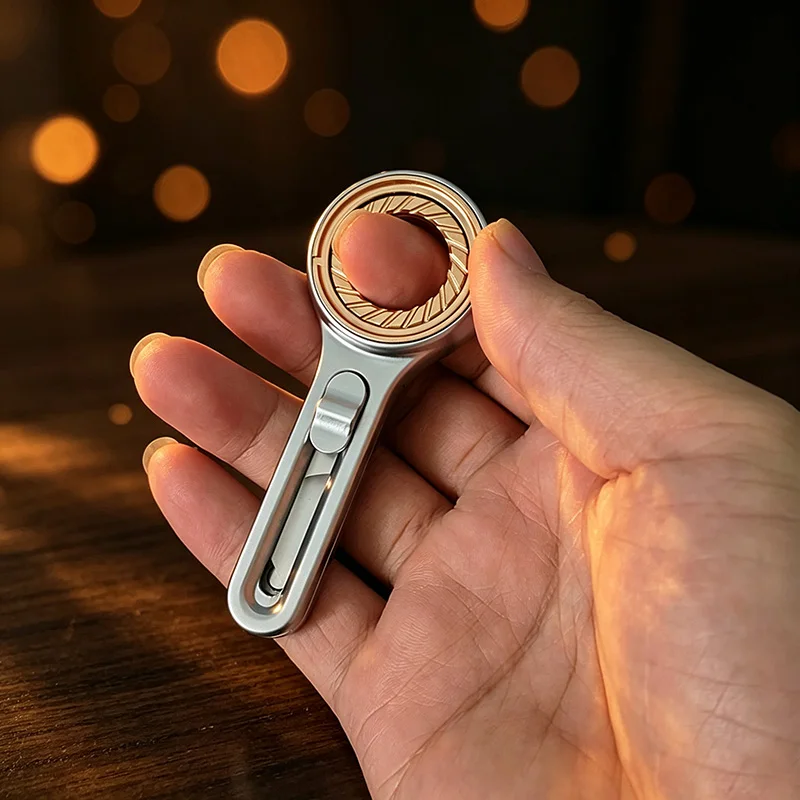 Portable and Multi‑Purpose EDC Fidget Ring EDC Anti Stress Fidget Spinner Calm Nerves Fidget Toy ADHD Anti-anxiety Toys