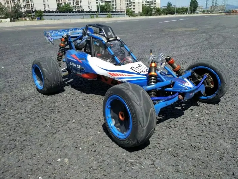 Madmax Baja 5B ด้านหน้าและด้านหลัง Slicks ยางคุณภาพสูง Baja Slicks ยาง Enclosed สําหรับ 1/5 HPI Baja 5B ROFUN KM