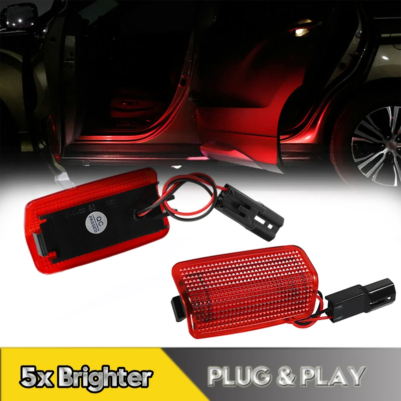 

2Pcs For Lexus IS LX LS GX RC ES RX Series LED Car Door Light Courtesy Lamps For Toyota Corolla Land Cruiser Camry Crown Reiz