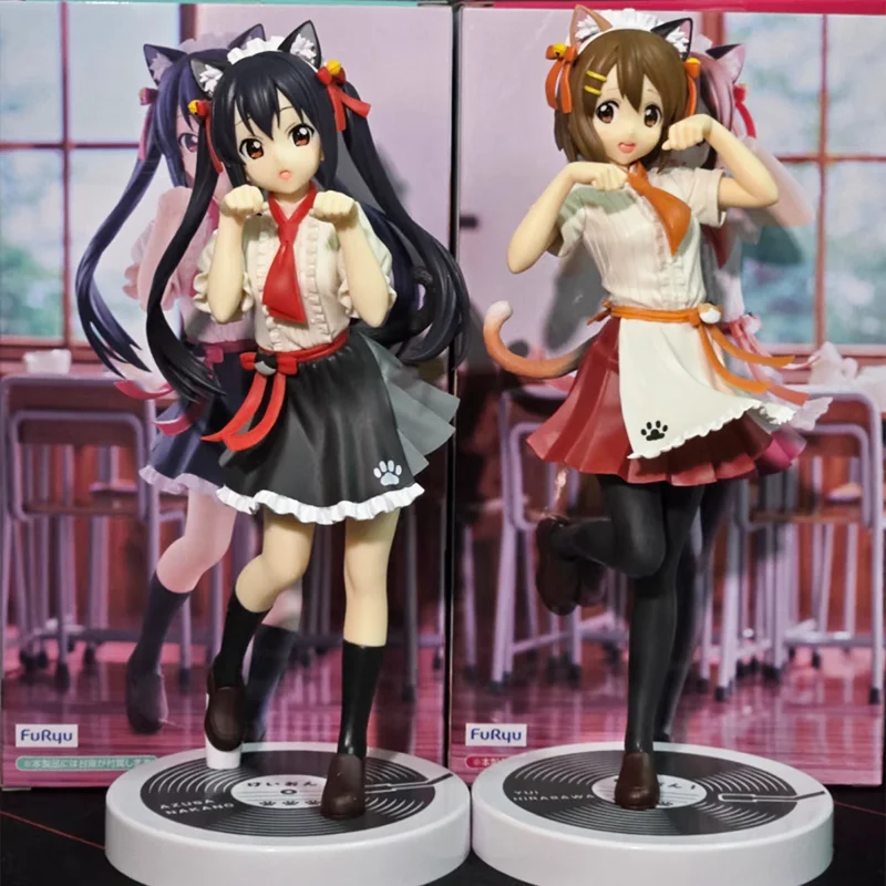 

In Stock Original Furyu K-On Yui Hirasawa Anime Figure Toys Ornament Boys Toys Collection Desktop Decoration Festival Gifts