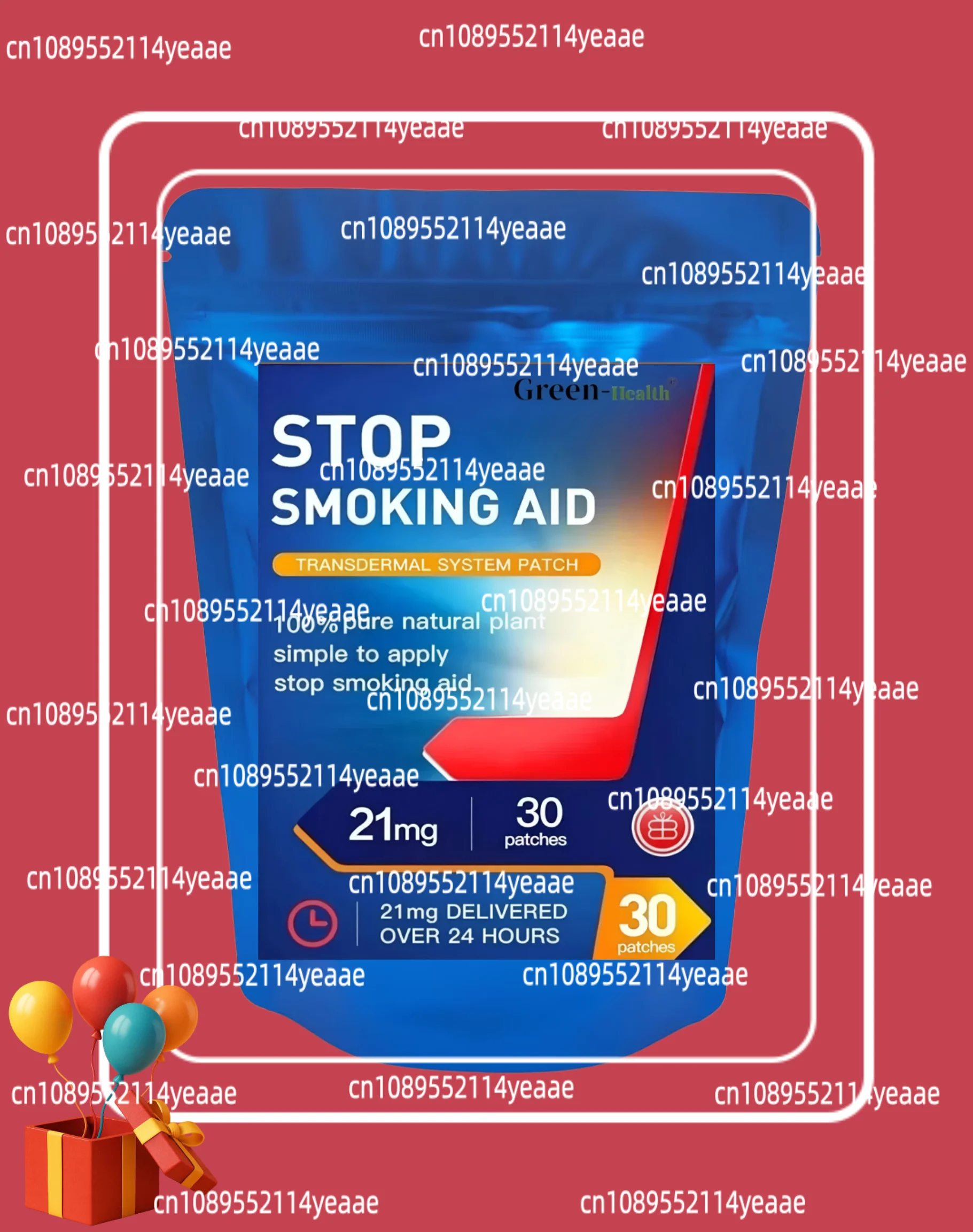 Stop Smoking Transdermal Patches 21 Mg Quit Patches, Easy And Effective Stop Smoking Aid 30 Patches One Month Supply