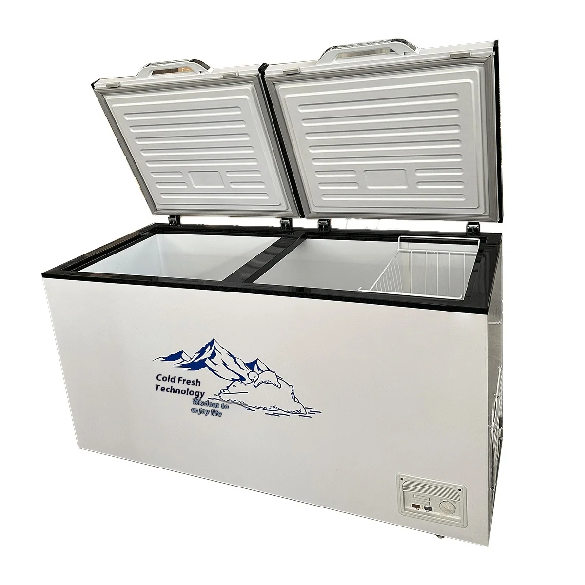 

Однодверная горизонтальная морозильная камера Большая емкость Коммерческая горизонтальная морозильная камера Бытовое охлаждение Морозильная однотемпературная камера