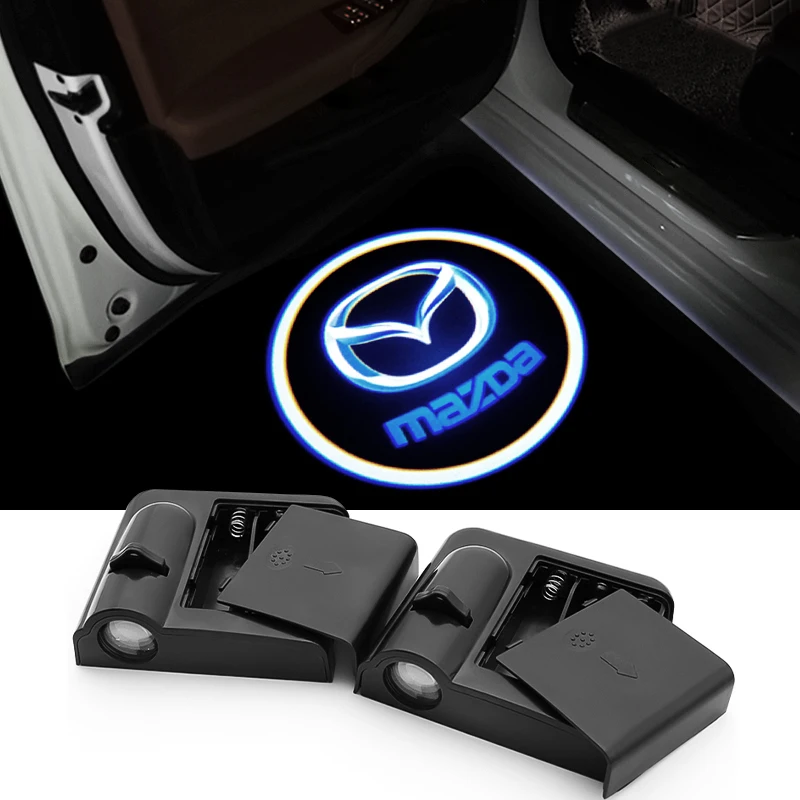 

Car Door Welcome Light Wireless Auto Projector LED Shadow Lamp Accessories For Mazda 2 5 3 6 CX-3 CX-5 CX-7 MS RX-8 Axela Atenza