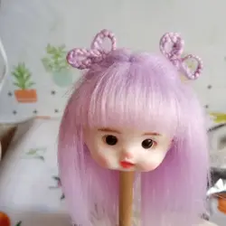 New Doll Wig for 1/6 1/8 Bjd Doll Ob11 Imitation Wool Wig Handmade Diy Girl Toys Dress Up Kid Children Gift Doll Accessories