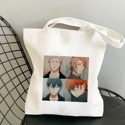 Yaoi Bl Given Shopper Bag Yaoi Given Anime Manga Tote Bag Shopping Unisex Fashion Travel Canvas Bag Pacakge Hand Bag Beach Bag