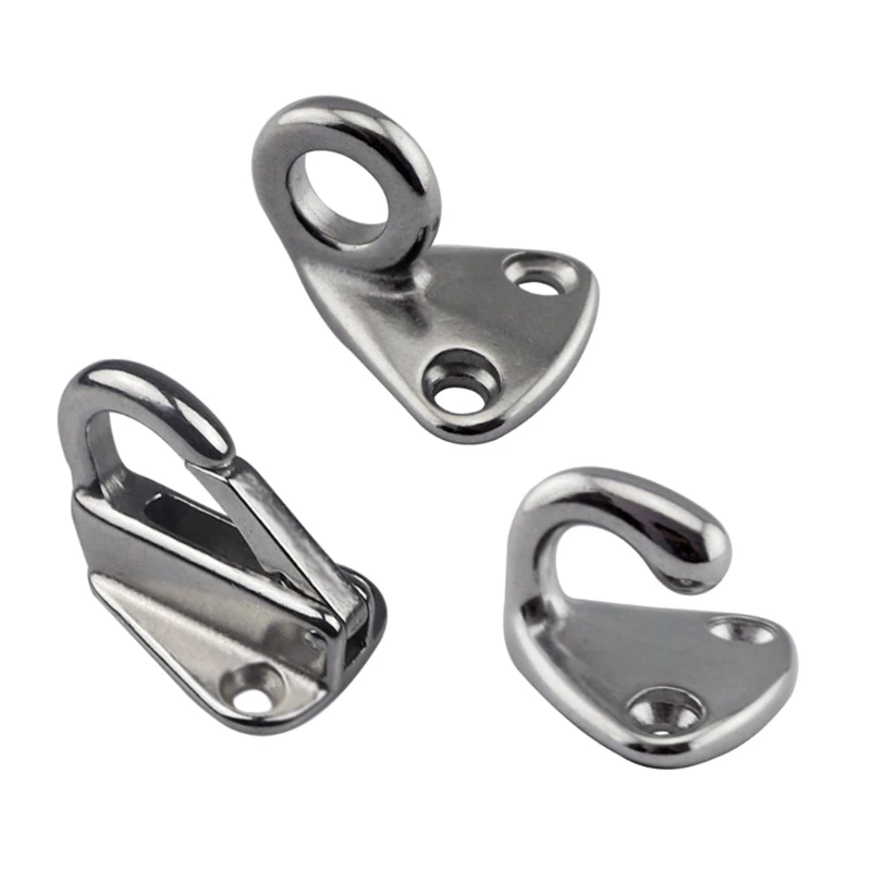 Stainless Steel 316 Marine Clips Boat for Fender Hooks for Ropes, Clip Hooks for Keychain, Dog Leashes, Camping Dropship