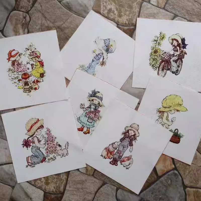 Cartoon Wall Decora Quiltting Patchwork Flower Home Cotton Girls Canvas Purse Hand Dyed Fabric Cloth Textiles Fabric