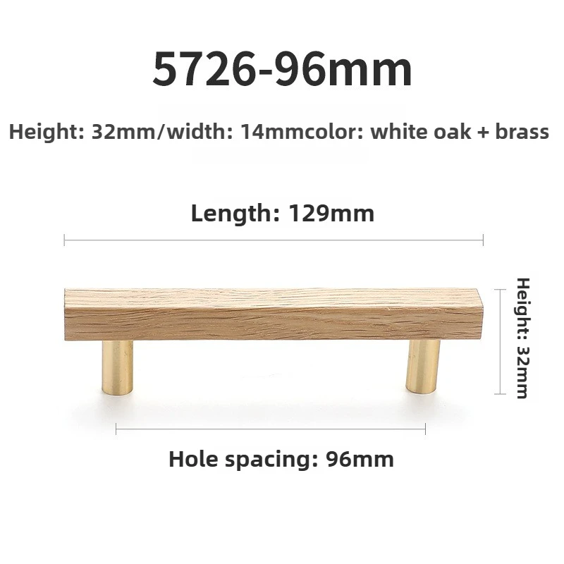 Moderner, minimalistischer Kleiderschrank-Türgriff aus Holz, Massivholz, Möbel, TV-Schrank, Balkon, Schrank, Schublade, Schrank, Türgriff