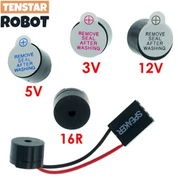 10PCS Active Buzzer 3V/5V/12V/16R TMB12A03 TMB12A05 TMB12A12 Magnetic Long Continous Beep Tone 12095 12*9.5mm Mini Plug Speaker