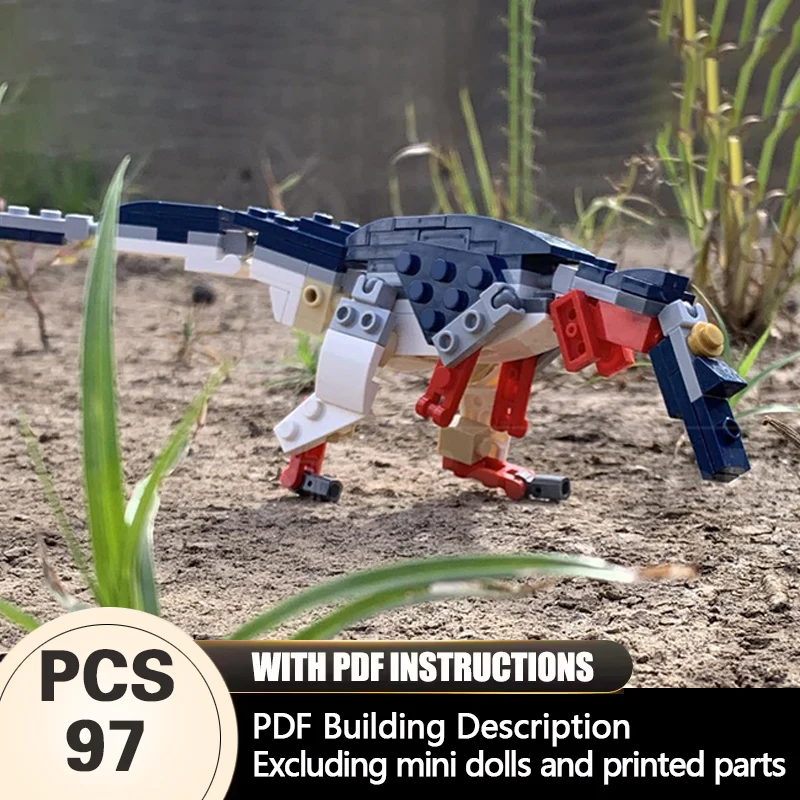 Set de Construcción Modular de Dinosaurios Baryonyx de la Serie Animales de Creators, Ladrillos MOC, Regalos Tecnológicos, Juguetes para Niños, Ideal para Armar en Días Festivos