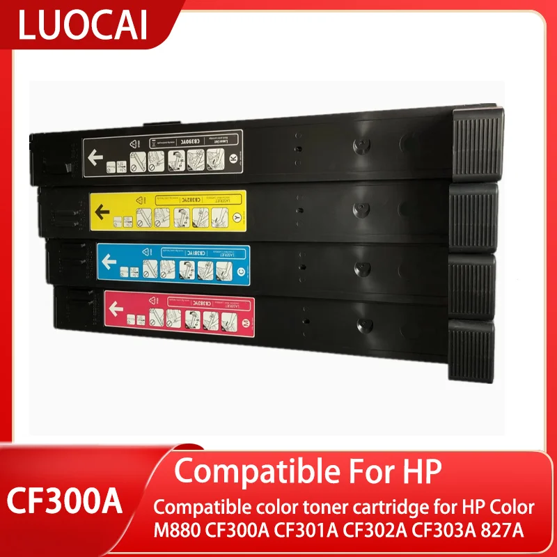 Compatible color toner cartridge for HP Color M880 CF300A CF301A CF302A CF303A 827A