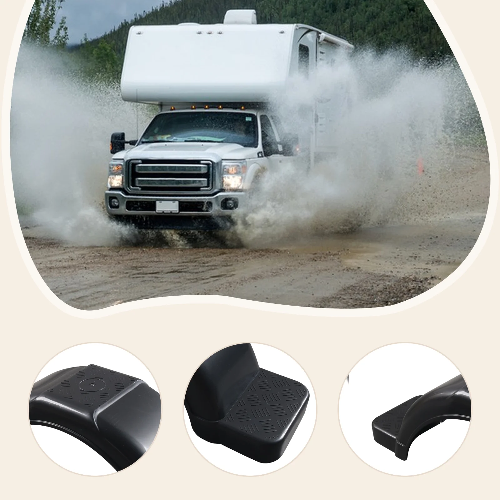 

Trailer Fender Replaces Part Versatile Sturdy Trailer Wheel Mudguard Repair