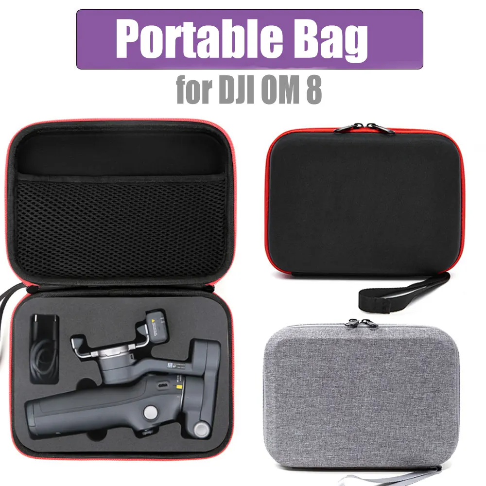 Portable Storage Bag for DJI OM 8 Carrying Case Handbag for DJI