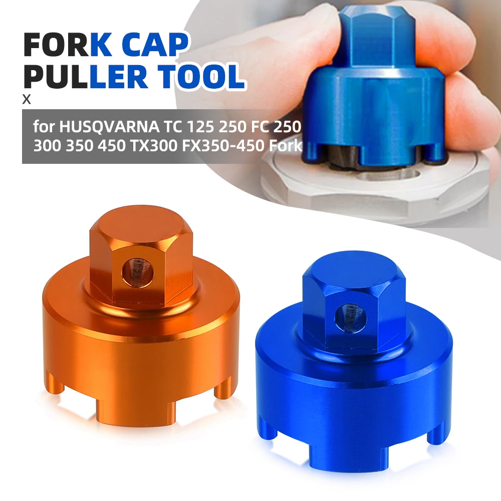 

WP Front Fork Compression Valve Removal Tool for HUSQVARNA TC 125 250 FC 250 300 350 450 TX300 FX350-450 Fork Cap Puller Tools
