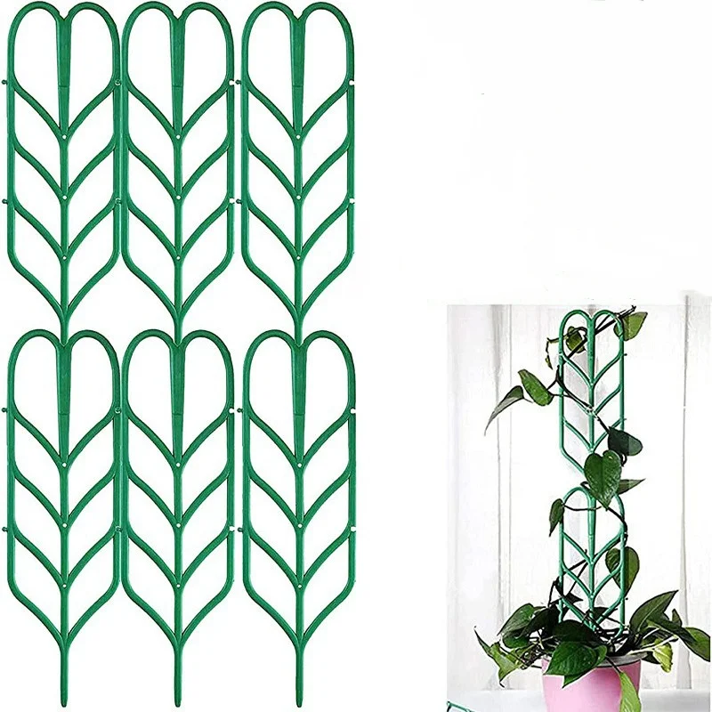 

10pcs Plant Support Stands for Cactus Racket Climbing Tomato And Strawberry Fixed Rod Plastic Potted Flower Balcony Garden