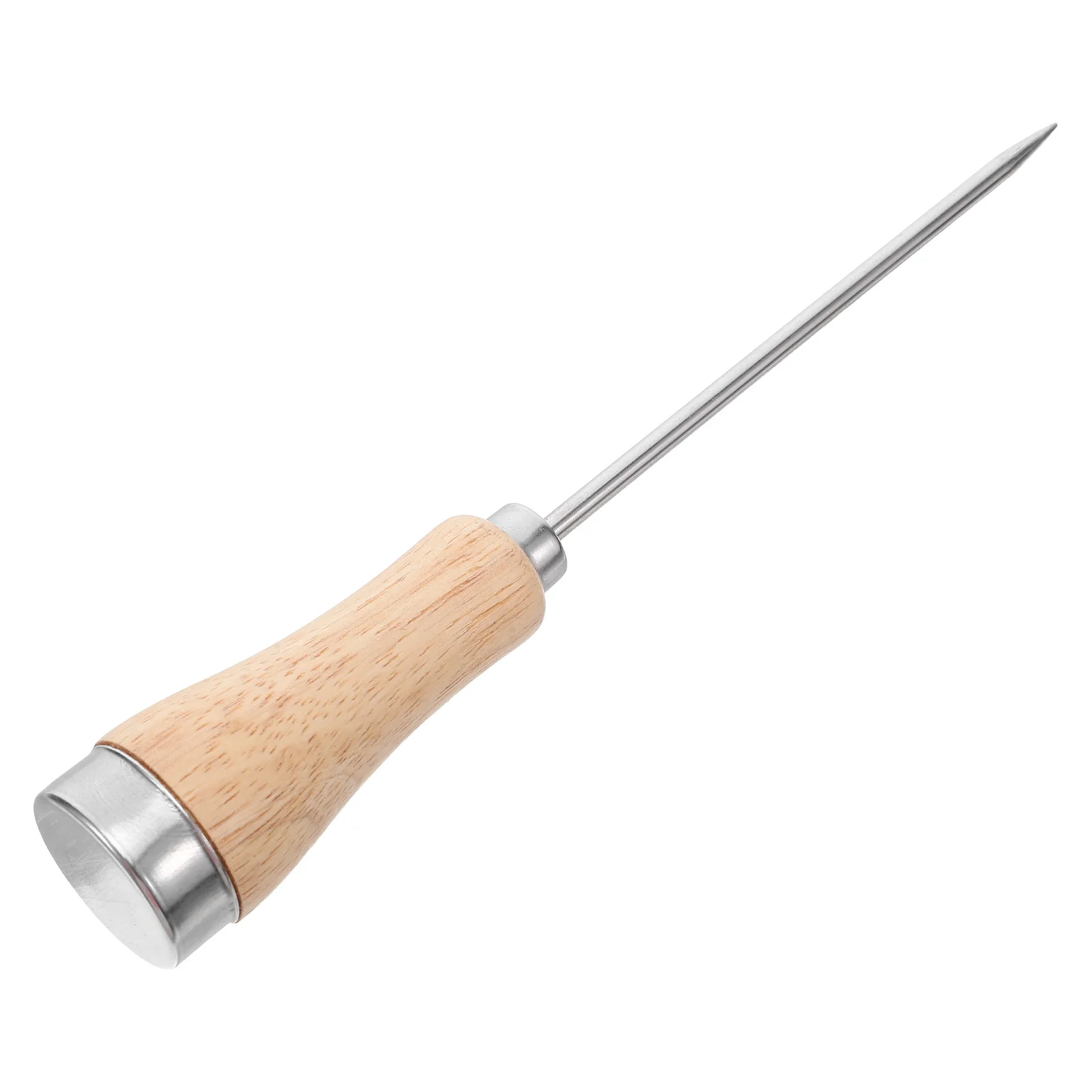 

Stainless Steel Ice Pick Wood Handle Heavy Duty Ice Breaker Tool for Bars Kitchen Freezer Defrosting Scoop Defrosting Scoop