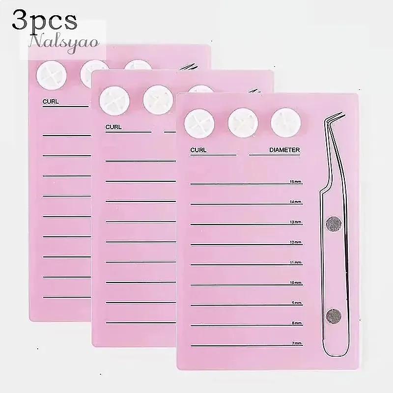 False Lashes Tray Display Board Acrylic Eyelash Holder Glue Pallet Cup Magnetic Suction Plate Extensions Supplies