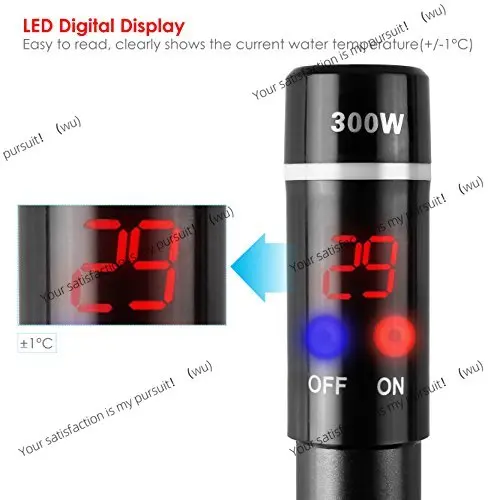 

200 Вт 300 Вт 500 Вт погружной титановый аквариумный нагреватель для соленой воды, пресноводный нагревательный стержень для аквариума с интеллектом