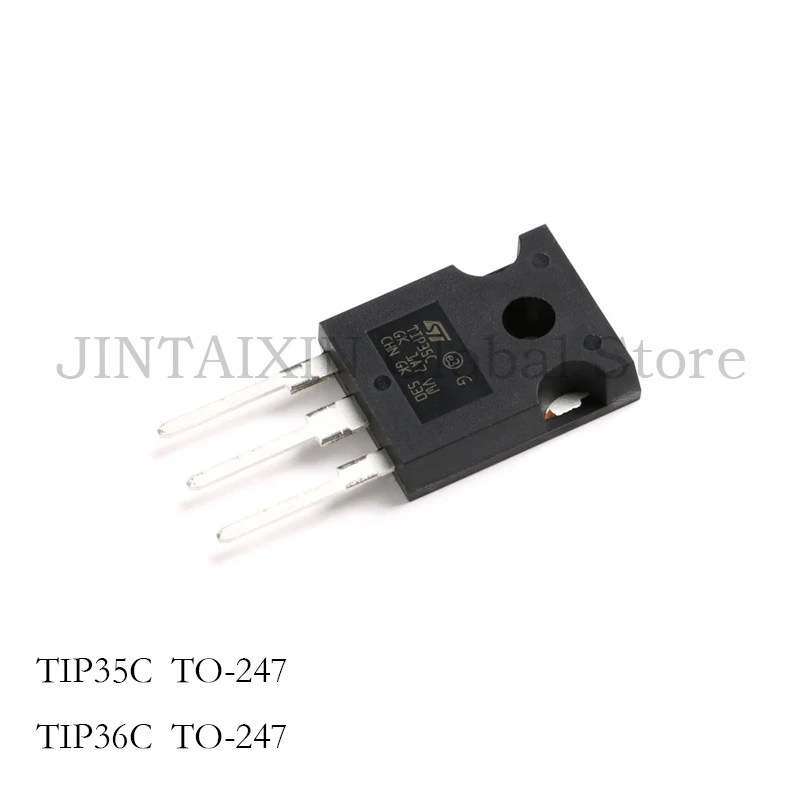 

10PCS TIP35C TIP35 TIP36C TIP36 TO-247 25A 100V NPN Darlington Power Transistor NEW STOCK