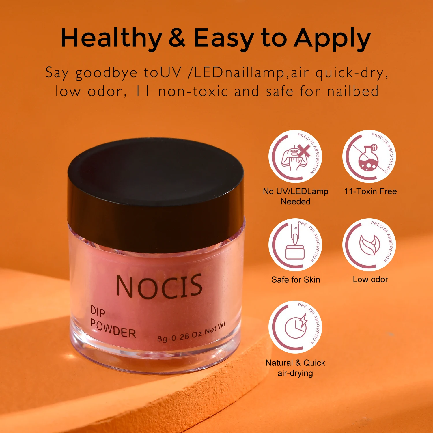 Juego de polvo para uñas de inmersión, juego de polvo para decoración de uñas, secado Natural, sin lámpara, suministros para uñas, Kit de sistema de inmersión con purpurina para uñas desnudas blancas